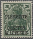 Delcampe - ** Deutsche Abstimmungsgebiete: Allenstein: 1920, Germania Farbänderungen, Nicht Ve - Otros & Sin Clasificación