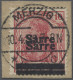Briefstück Deutsche Abstimmungsgebiete: Saargebiet: 1920, Germania Mit Überdruck "Sarre", 1 - Other & Unclassified
