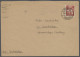 Brf. Saarland (1947/56): 1950, Saar IV, 15 Fr Dunkelorangerot, Zwei Einzelfrankaturen - Lettres & Documents