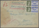 Brf. Feldpost 2. Weltkrieg: 1943, Luftfeldpost-Rohrpostbrief Frankiert Mit Einem Senk - Autres