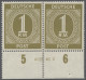 ** Alliierte Besetzung - Gemeinschaftsausgaben: 1946, Ziffern, 1 RM. Braunoliv, Zwe - Other & Unclassified