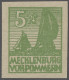 ** Sowjetische Zone - Mecklenburg-Vorpommern: 1946, Abschiedsserie 5 Pfg. In Der Se - Autres & Non Classés