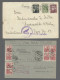 Delcampe - Cover World Wide: 1873-1949, Interessante Sammlung Von über 130 Belegen In Einem Album - Collections (without Album)