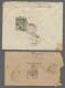 Delcampe - Cover/FDC/GA World Wide: 1889-1964, Partie Von 46 Belegen Mit U.a. Deutschland, Europa, 2 Alt - Sammlungen (ohne Album)