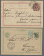 GA Worldwide Postal Stationery: 1880-1929, Sammlung Von Etwa 420 Ganzsachen Auf Ste - Colecciones (en álbumes)