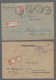 Delcampe - Brf./GA Deutschland: 1872-1963, Partie Von Etwa 160 Belegen Mit U.a. Weimarer Republik M - Collections