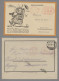 Brf. Deutschland: 1913-1957, FREISTEMPLER, Rund 90 Belege, Ca. 43 Bis 1945, 47 Ab 194 - Collections