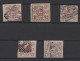 O/Briefstück Braunschweig - Marken Und Briefe: 1861, Gestempelte Partie Von 5 Stück Der Mi.Nr - Braunschweig