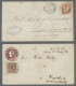 Delcampe - Brf./GA/o/Briefstück Preußen - Marken Und Briefe: 1836-1873, Sammlung In Einem Album Mit 68 Belegen M - Autres & Non Classés