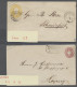 Brf./GA Sachsen - Marken Und Briefe: 1820-1869, Belegesammlung In Einem Album Mit 6 Vorp - Saxony