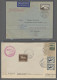 Delcampe - Brf./Flugpost Deutsches Reich: 1923-1939, Interessante Kleine Partie Von 8 Belegen, Darunter S - Collections