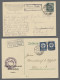 Brf./AK/GA Deutsches Reich - Stempel: LANDPOSTSTEMPEL; 1903-1962, Sammlung Von Etwa 600 Bel - Machines à Affranchir (EMA)