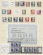 Delcampe - **/o DDR: 1949-1958, Doppelt Bzw. Einmal Postfrisch Und Einmal Gestempelt Geführte Sa - Collections