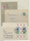 Delcampe - Brf./GA/FDC DDR: 1948-1960, BELEGE - Sammlung Von Rund 270 Stück In Zwei Leuchtturm-Ringbind - Collections