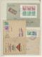 Delcampe - Brf./GA/FDC DDR: 1948-1960, BELEGE - Sammlung Von Rund 270 Stück In Zwei Leuchtturm-Ringbind - Verzamelingen