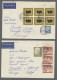 Brf./AK Bundesrepublik Deutschland: 1955-1966, Partie Von 41 Belegen Mit U.a. Frankierte - Collections