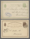 GA Denmark - Postal Stationery: 1880-1908, Partie Von 10 Gebrauchten Ganzsachen Mit - Ganzsachen