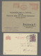 GA/Cover Netherlands: 1871-1980 (ca.), BELEGE / GANZSACHEN, Partie Mit Rund 135 Stücken, - Covers & Documents