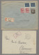 Delcampe - Brf./GA Österreich: Ca. 1915-1950, Post Von Und Nach Österreich, Etwas CSSR, Etwa 180 Be - Collections