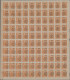 ** Romania: 1919, Overprints (both Types), Balance Of 58 Complete Sheets Of 100 Sta - Autres & Non Classés