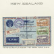 O/**/Cover New Zealand: 1862-2005, überwiegend Gestempelte Sammlung In 5 Selbstgestalteten - Covers & Documents
