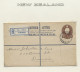 Delcampe - O/**/Cover New Zealand: 1862-2005, überwiegend Gestempelte Sammlung In 5 Selbstgestalteten - Briefe U. Dokumente