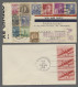 Cover United States: 1850-1951 (ca.), Partie Von Etwa 75 Belegen Mit U.a. 4 Frühen Mar - Briefe U. Dokumente