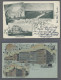 AK Ansichtskarten: 1897-1946, Partie Von Etwa 200 Ansichtskarten Mit U.a. Deutschla - 500 Karten Min.