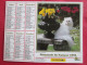 Delcampe - LOT DE 31 CALENDRIERS ALMANACHS De 1982 à 2016  CHIEN, CHAT, POUSSIN LAVIGNE OBERTHUR OLLER - Groot Formaat: 1981-90