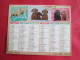 Delcampe - LOT DE 31 CALENDRIERS ALMANACHS De 1982 à 2016  CHIEN, CHAT, POUSSIN LAVIGNE OBERTHUR OLLER - Grand Format : 1981-90