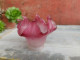 Petite Tulipe De Lampe Fleur Pétales Verre Rose Dégradé - Lámparas Y Arañas