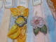 FLEURS BRODERIE à La Main échantillonage  1928 - Dentelles Et Tissus