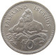 FALKLAND ISLANDS 10 CENTS 1974 #a043 0115 - Falklandinseln