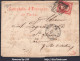 FRANCE N°17B SUR LETTRE AVEC LOSANGE BUREAU D DE PARIS + CAD DU 26/10/1860 - 1853-1860 Napoleon III