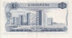 BILLETE DE SINGAPORE DE $1 DEL AÑO 1967 EN CALIDAD EBC (XF)   (BANKNOTE) FLOR-FLOWER - Singapour