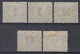 ⁕ Hungary 1922 ⁕ Postage Due Mi.52-57 ⁕ 5v MH - Port Dû (Taxe)