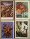 ISRAEL SHANA TOVA NEW YEAR MOUTH FOOT PAINTER ARTIST LOT CARTE CARD KARTE TARJETA BIGLIETTO CARTAO KARTKA POSTCARD - Nieuwjaar