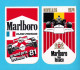 FORMULA 1 - Dijon-Prenois 1981 & Nivelles 1974 ... Lot Of 2. Vintage Stickers * F1 Marlboro Texaco France Belgium Belgie - Automovilismo - F1