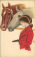 NANNI SIGNED 1910s POSTCARD - WOMAN & HORSE - N. 150/2  (4976) - Nanni