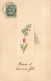 FÊTES - VŒUX - Bonne Et Heureuse Fête - Coccinelle Et Des Fleurs Bleues - Colorisé - Carte Postale Ancienne - Andere & Zonder Classificatie