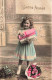 FÊTES - VŒUX - Bonne Année - Petite Fille Avec Des Cadeaux - Colorisé - Carte Postale Ancienne - Nouvel An