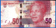 Afrique Du Sud 50 Rand 2015 Neuf UNC Nelson Mandela Animal South Africa Que Prix + Port Billets Rands Paypal Crypto OK - South Africa