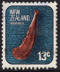 NEW ZEALAND 1975 QEII 13c Multicoloured, Maori Artifacts Wahaika-Hardwood Club SG1097 FU - Neufs