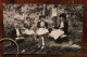 Carte Photo 1910's Famille Pique Nique Campagne Femme élégante CPA Ak Tirage Print Vintage - Fashion