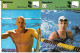 GF1925 - FICHES RENCONTRE - TRACY CAULKINS - MIKE BRUNER - LINDA JEZEK - CYNTHIA WOODHEAD - Natation