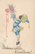 Black Maid Girl In High Heels Old Postcard Ca.1920 - America