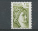 Type Sabine N°2121a 3f.50 Vert-olive Gomme Tropicale Y2121a - Unused Stamps