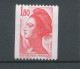 Type Liberté N°2223a 1f.80 Rouge N° Rouge Au Verso Y2223a - Ungebraucht