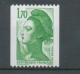 Type Liberté N°2321a 1f.70 Vert N° Rouge Au Verso Y2321a - Unused Stamps