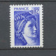 Type Sabine N°1963a 2c Bleu-violet Gomme Tropicale Y1963a - Nuovi